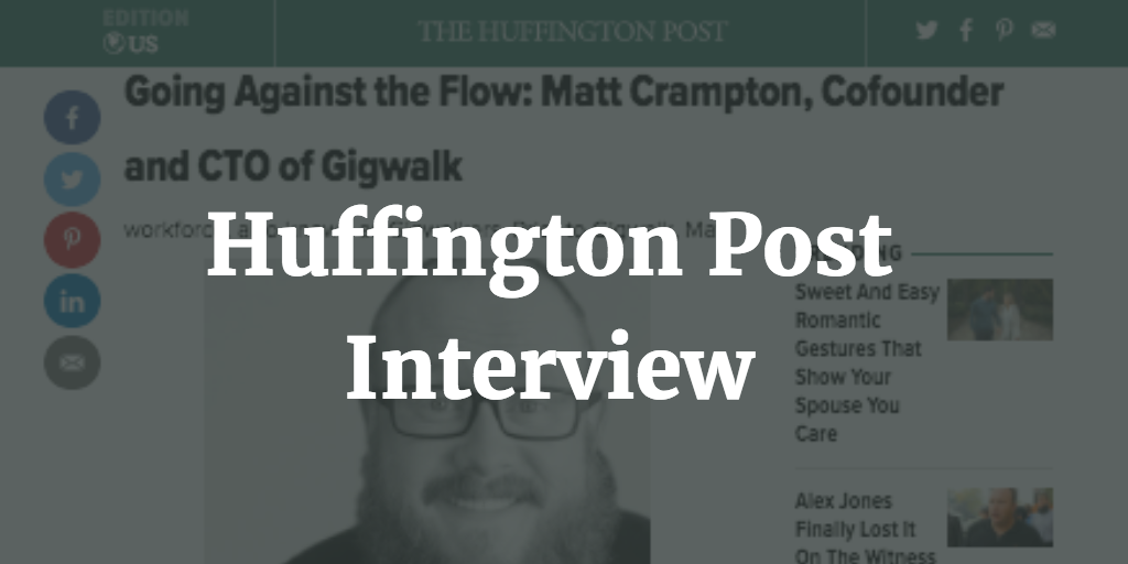 Huffington Post Interview with Matt Crampton