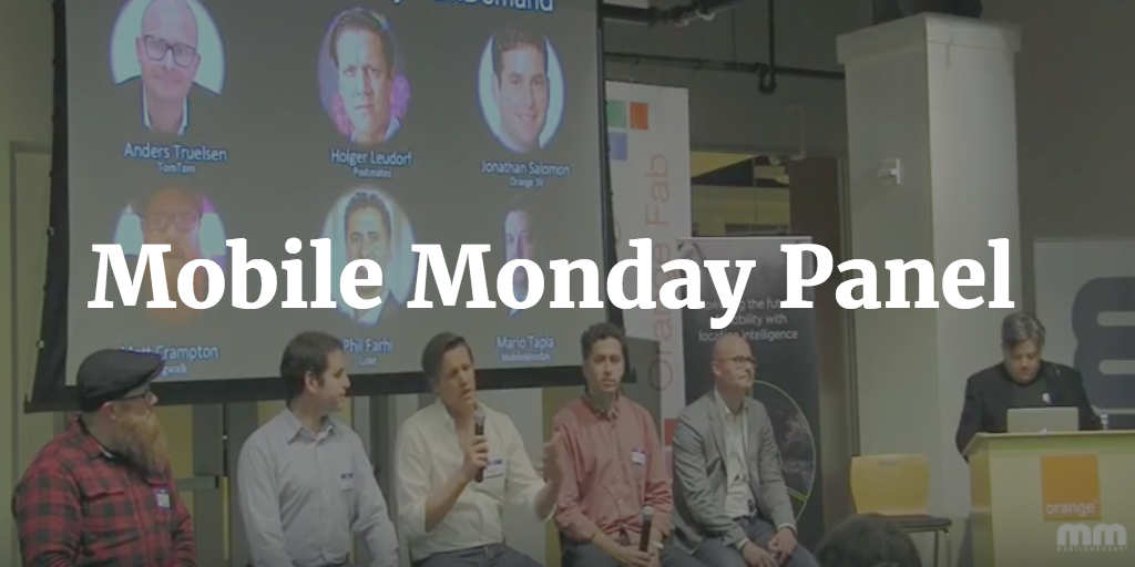 Mobile Monday Silicon Valley panel with Matt Crampton